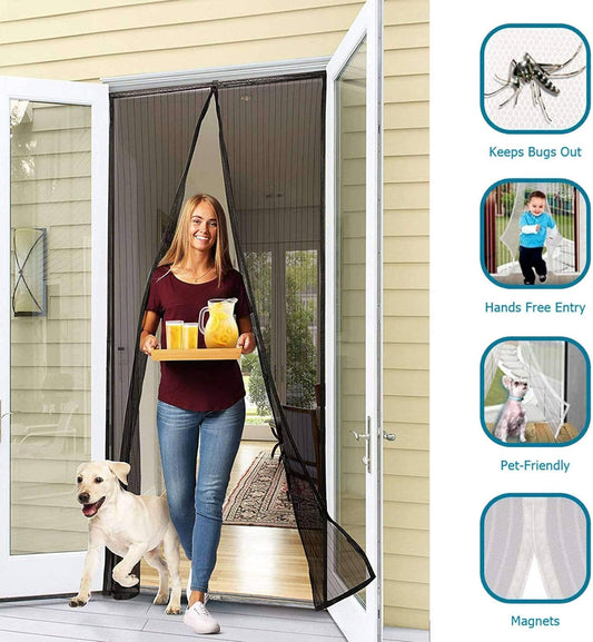 Cortina Magnética Anti-Mosquitos Para Puerta🦟